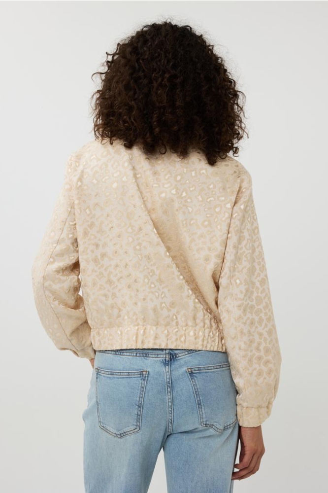 JACKET BOMBER FANCY JACQUARD SP25 17009 123 Ivory